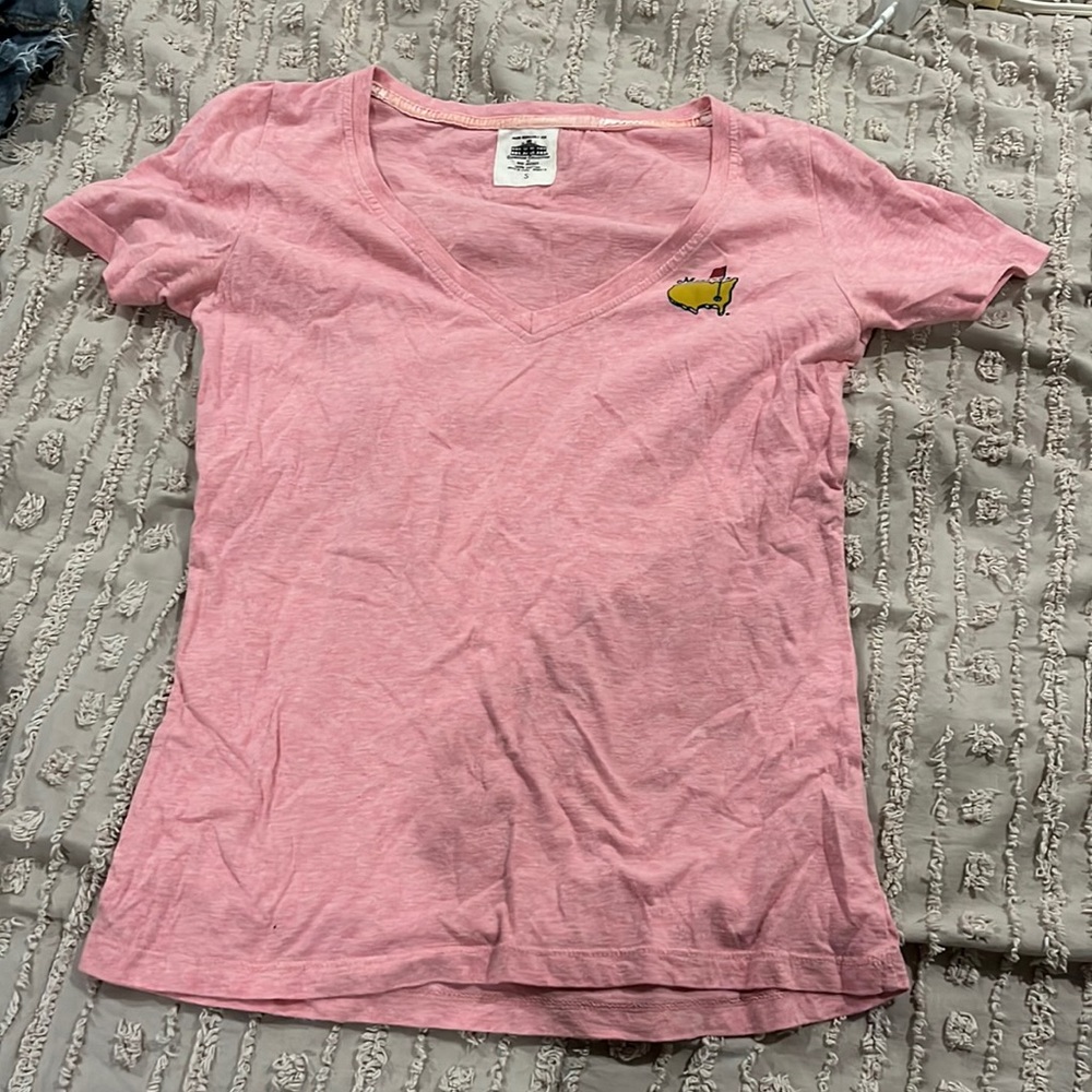 Masters v neck tee shirt